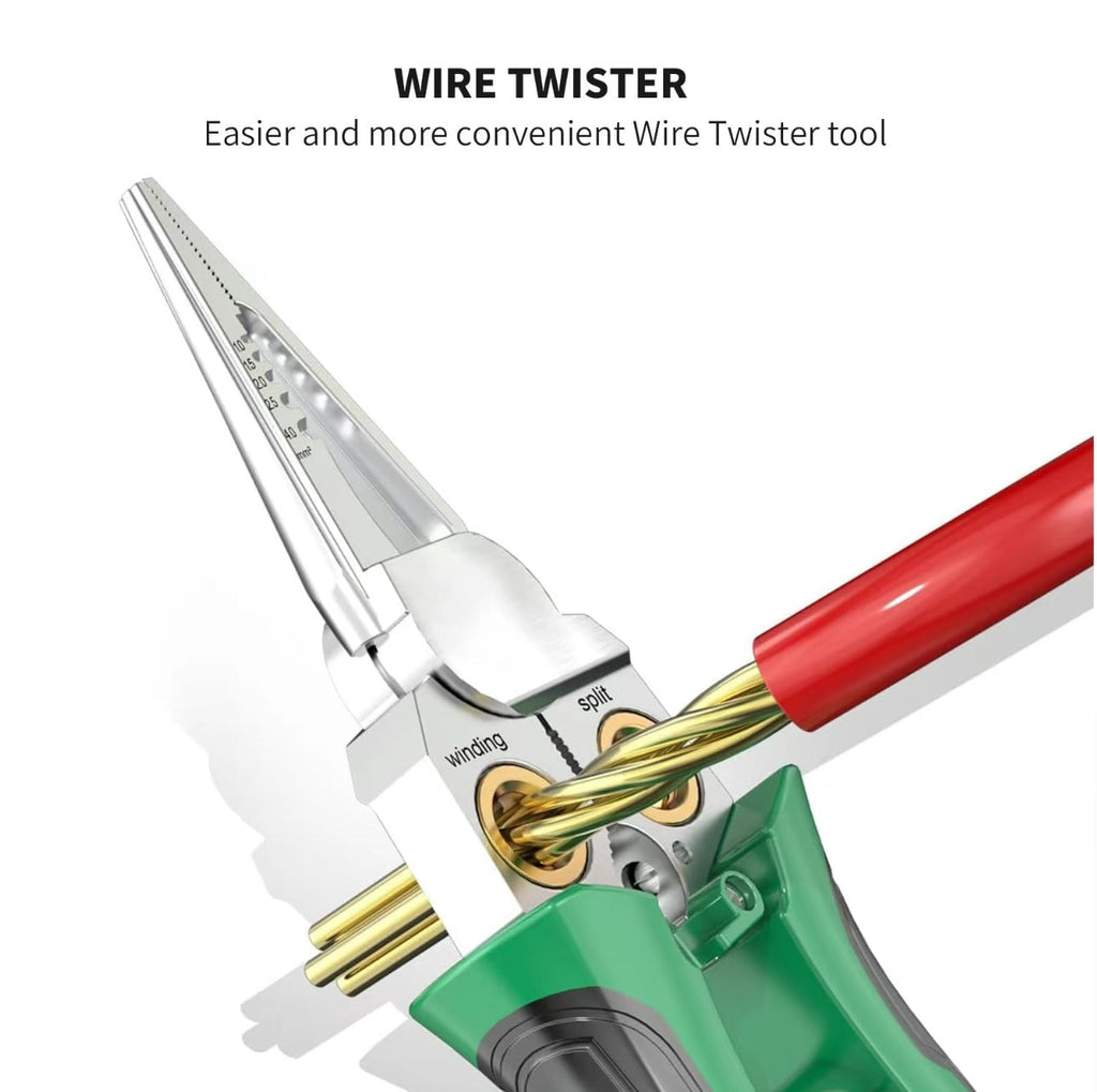 Herramienta VoltMaster 8 en 1 — Pelacables, Crimpadora y Detector de Tensión