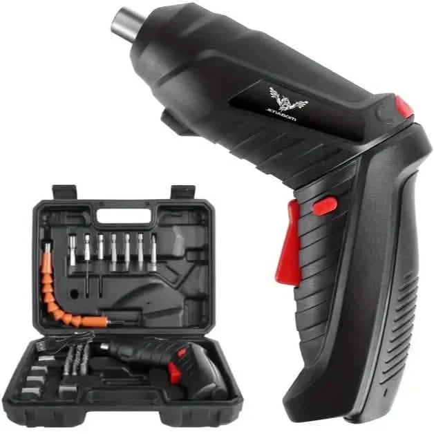 Set de 47 Piezas: Mini Taladro Eléctrico 3,6V para el Hogar