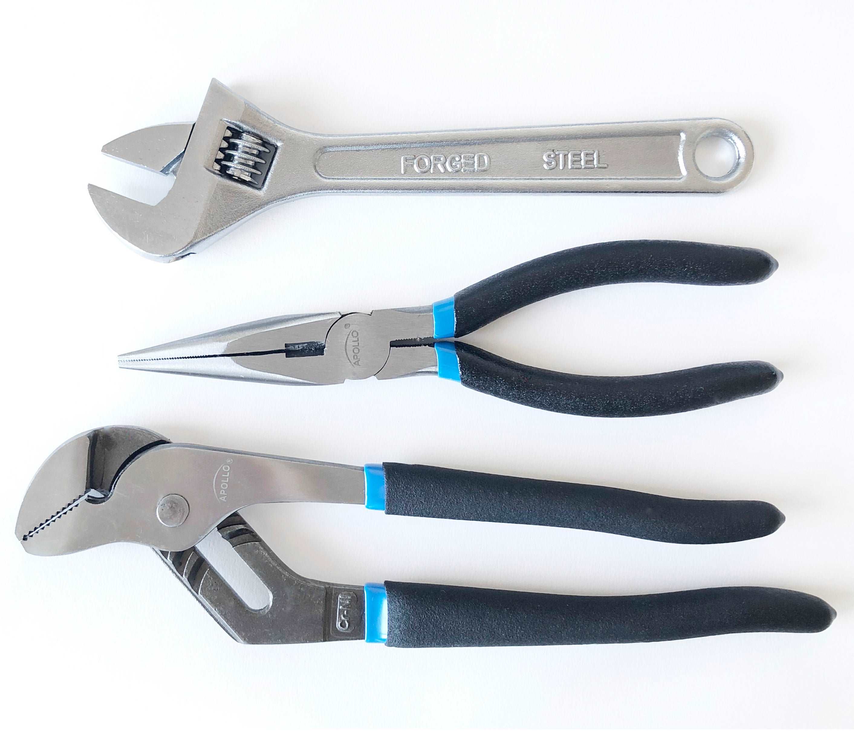Maletín de Herramientas de Mecánica 163 Piezas Apollo Tools DT0002 — Vasos Métricos y en Pulgadas