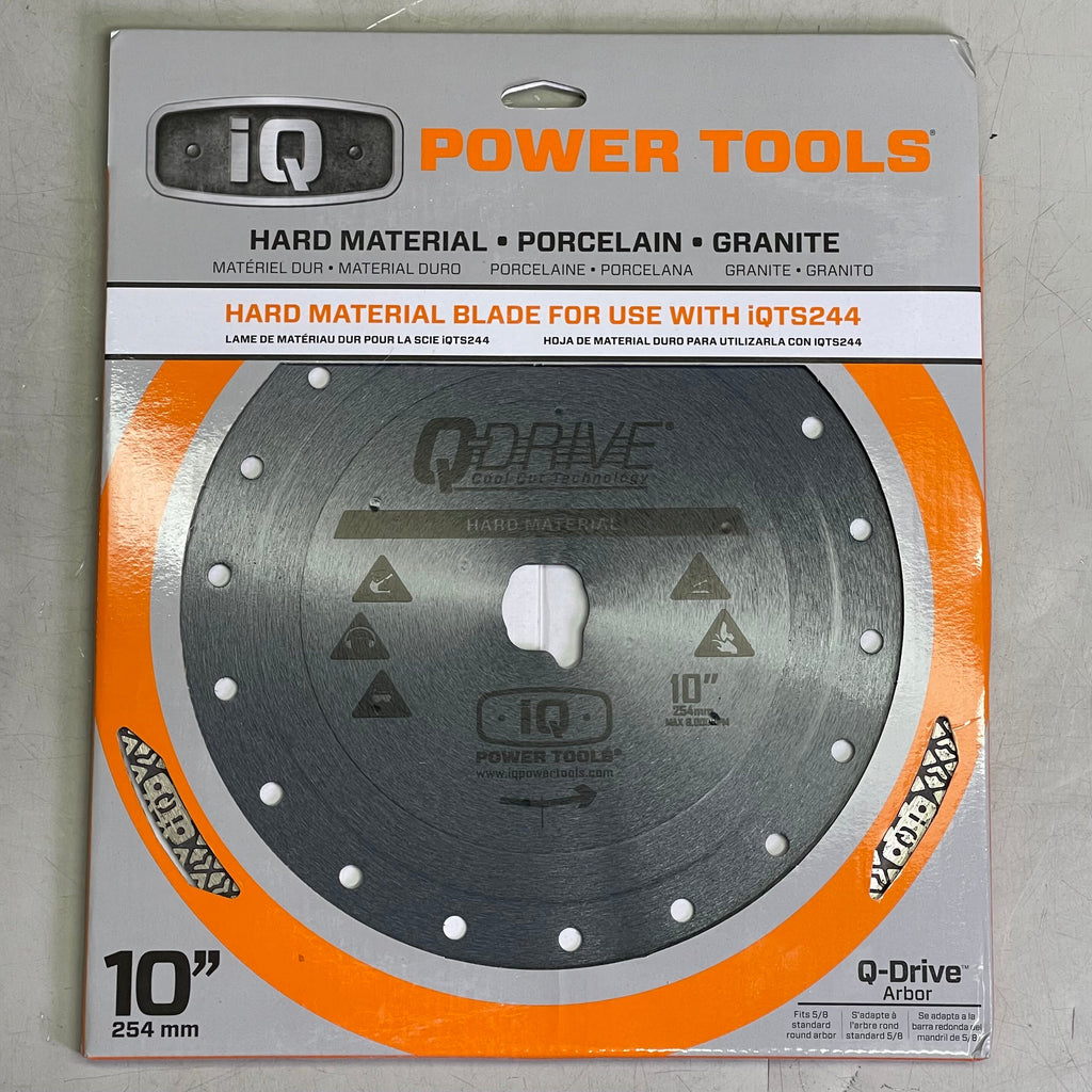 Disco de Corte en Seco IQ POWER TOOLS Q-Drive 254 mm para Materiales Duros (IQTS244)