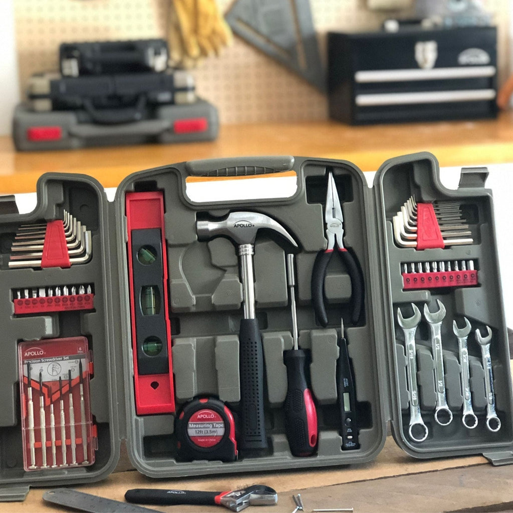 Maletín de Herramientas para el Hogar 53 Piezas Apollo Tools DT9408