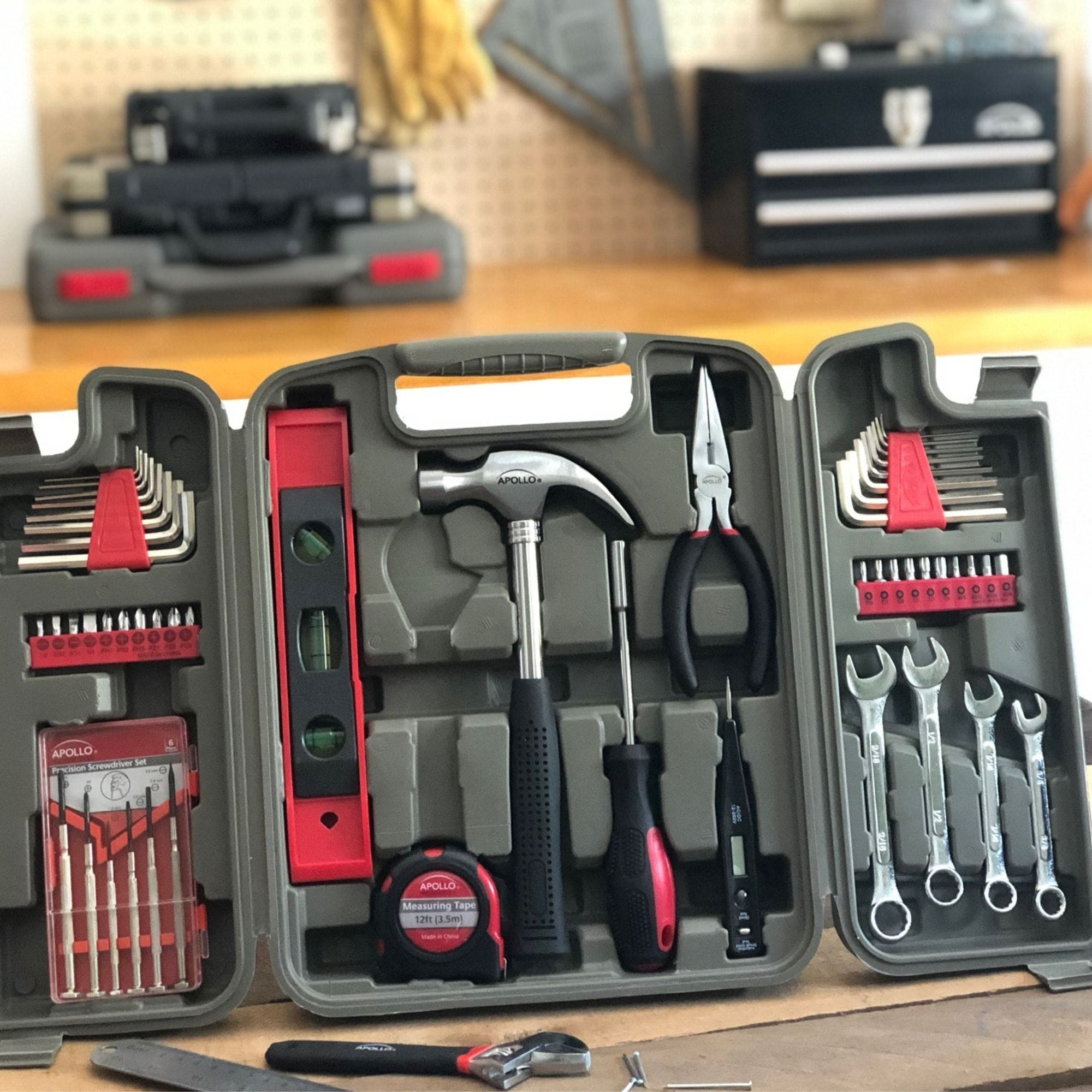 Maletín de Herramientas para el Hogar 53 Piezas Apollo Tools DT9408