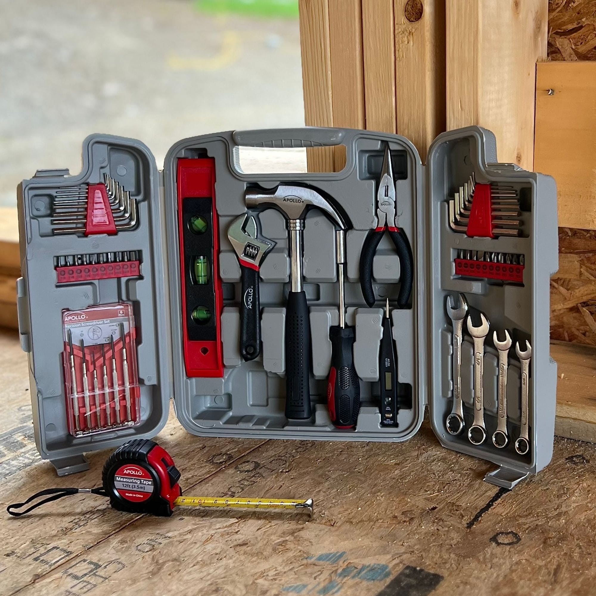 Maletín de Herramientas para el Hogar 53 Piezas Apollo Tools DT9408