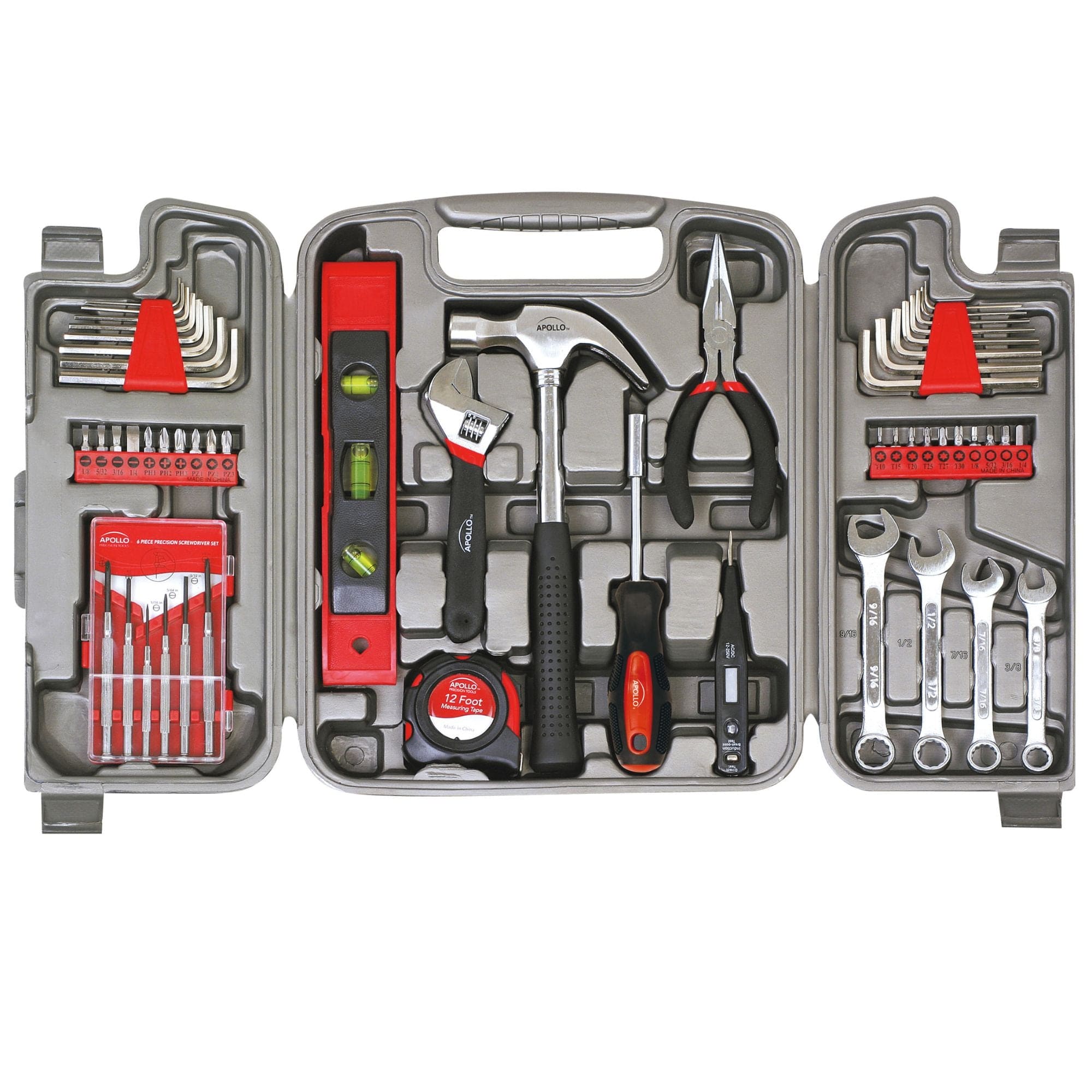 Maletín de Herramientas para el Hogar 53 Piezas Apollo Tools DT9408