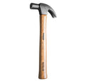 Wrenco claw hammer with forged steel head and hardwood handle